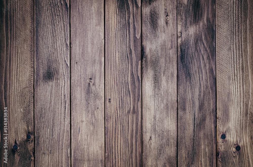 Fototapeta premium brown wood plank texture can be use as background