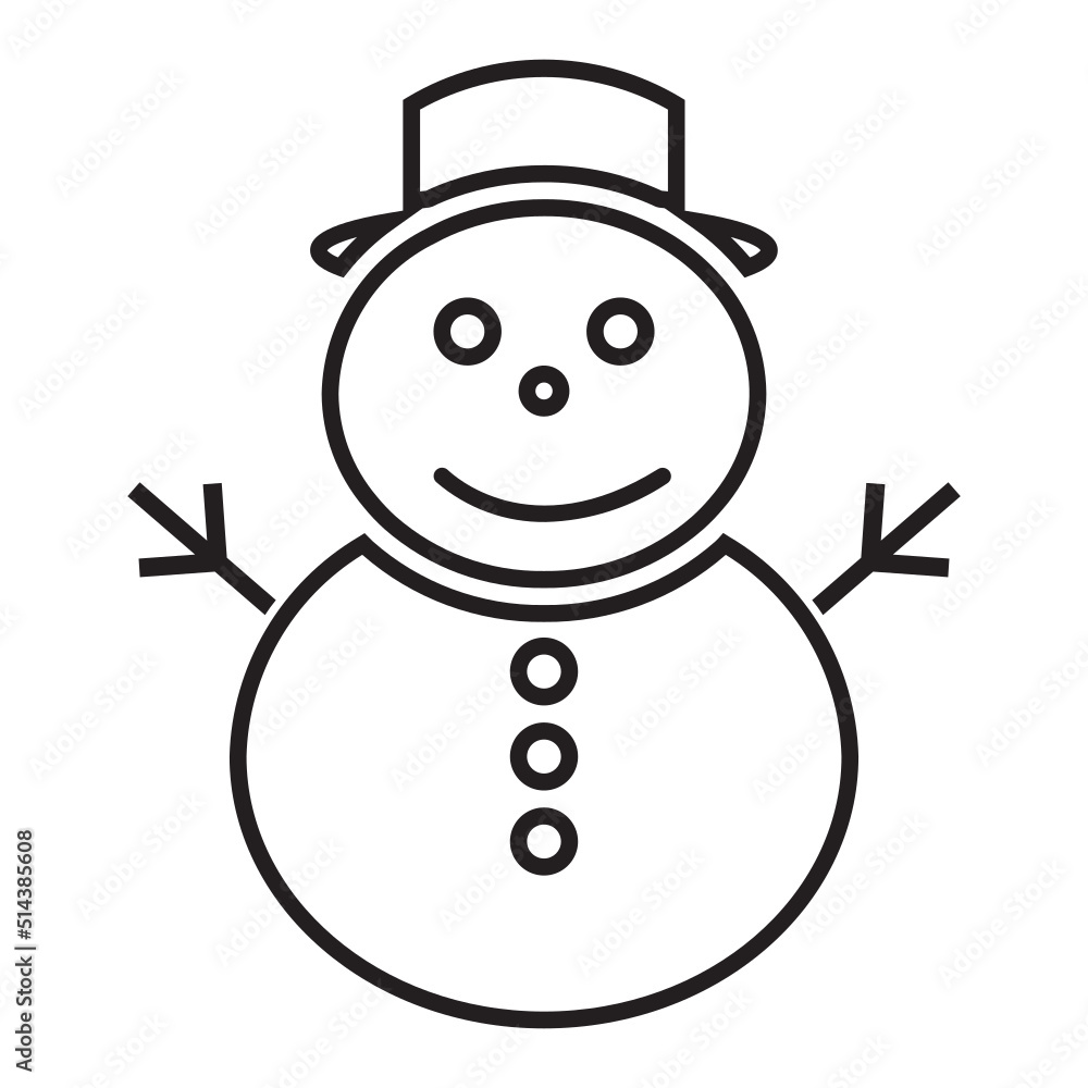 Isolated Christmas Line SVG Free Vector Graphic Isolated Christmas Line SVG Free Vector Graphic