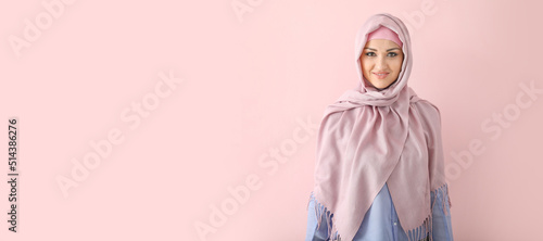 Beautiful young Muslim woma...