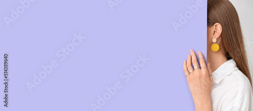 Beautiful young woman with ...