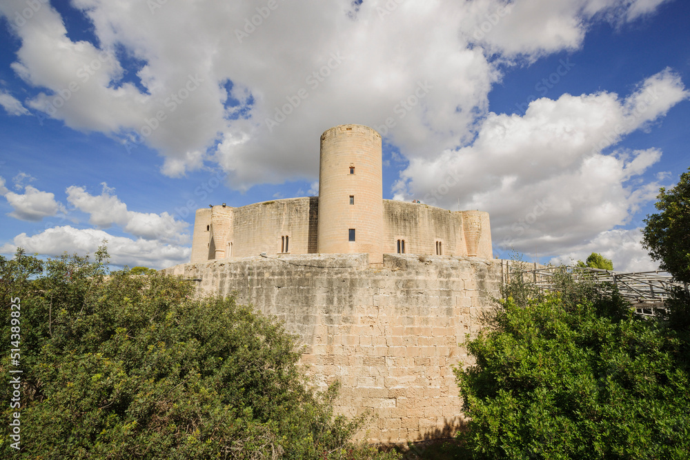 Castillo de Bellver -siglo.XIV-, Palma de mallorca. Mallorca. Islas Baleares. España.