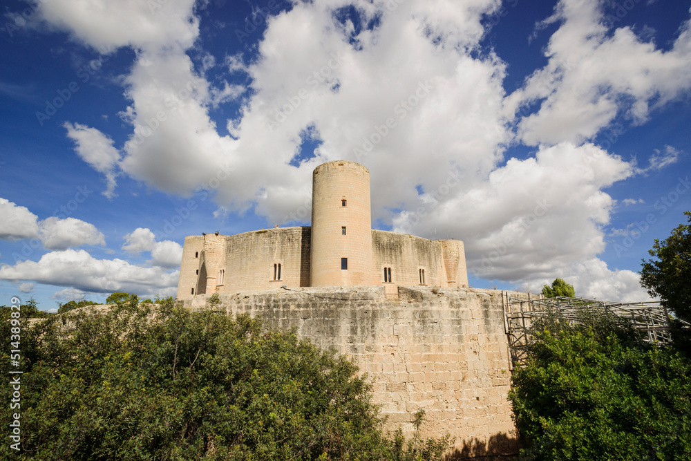 Castillo de Bellver -siglo.XIV-, Palma de mallorca. Mallorca. Islas Baleares. España.