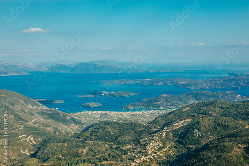 landscape of Lefkada island Greece