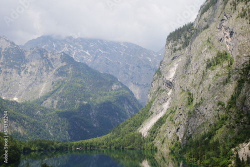 Obersee lake near Konigsee, Bavaria, Germany