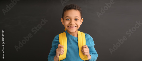 Cute African-American schoo...