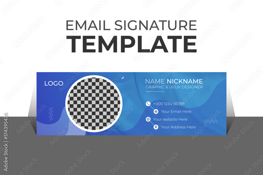 Professional organic business and corporate email signature Template Vector Design and Modern and Minimal Layout. Professional organic business and corporate email signature Template Vector Design and Modern and Minimal Layout.