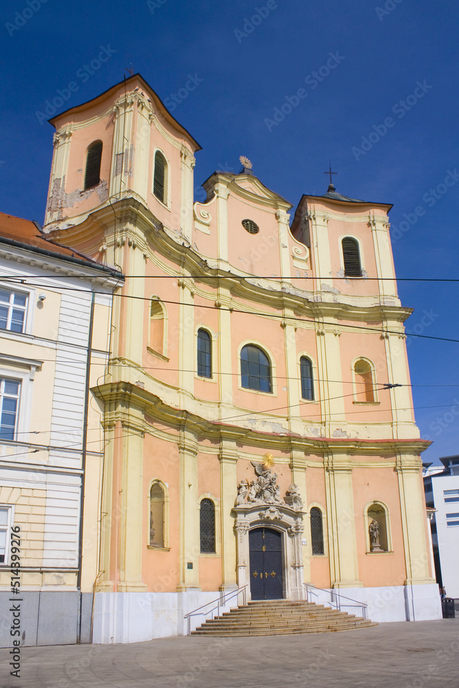 Trinitarian Church or Trinity Church (Church of Saint John of Matha and Saint Felix of Valois) in Bratislava