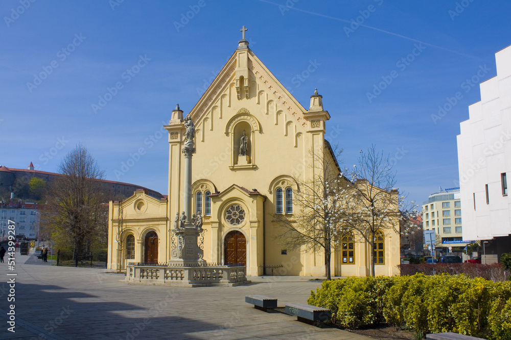 St. Stephen's Church in Bratislava, Slovakia	
