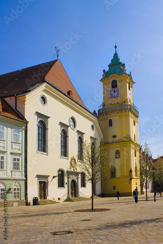 Old Town Hall (Bratislava City Museum (Mestske Muzeum)) on Main square in Bratislava 