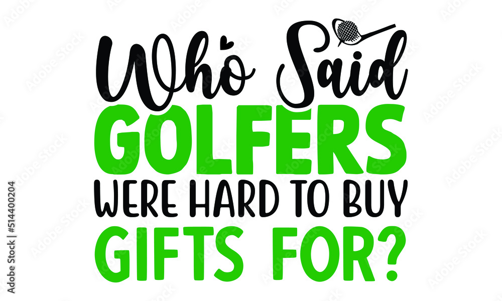 Fototapeta premium Golf tournament SVG Design template