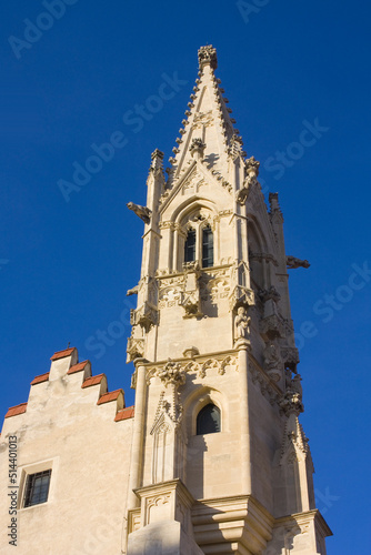 Gothic one-navy Church of the Poor Clares from 14th century (now concert hall) in Bratislava	
