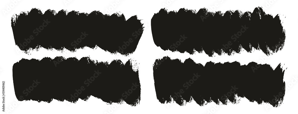 Round Brush Thick Short Background Artist Brush High Detail Abstract Vector Background Set Round Brush Thick Short Background Artist Brush High Detail Abstract Vector Background Set