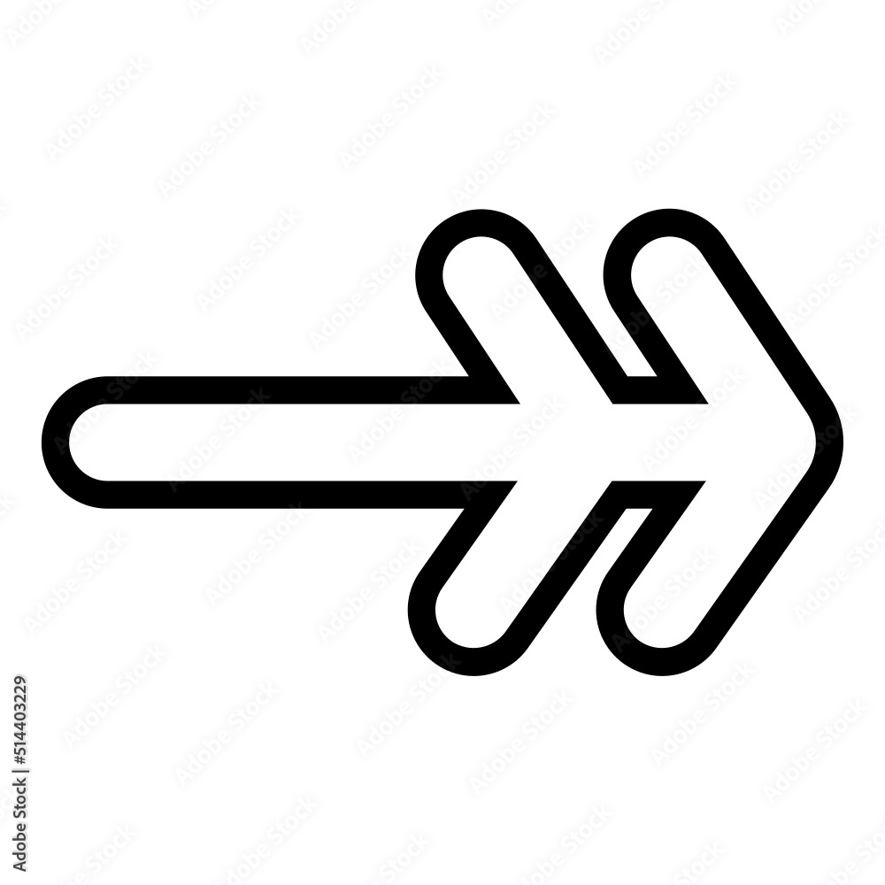 Isolated Arrow Line SVG Free Vector Graphic Isolated Arrow Line SVG Free Vector Graphic