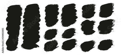 Round Brush Thick Short Background Artist Brush High Detail Abstract Vector Background EXTRA Set 