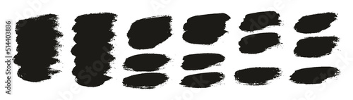 Round Brush Thick Short Background Artist Brush High Detail Abstract Vector Background EXTRA Set 