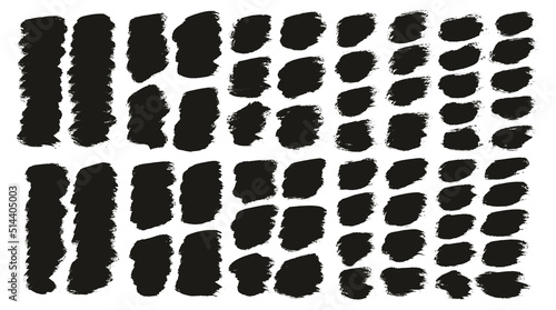 Round Brush Thick Short Background Artist Brush High Detail Abstract Vector Background ULTRA Set 