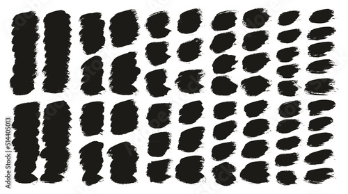 Round Brush Thick Short Background Artist Brush High Detail Abstract Vector Background ULTRA Set 
