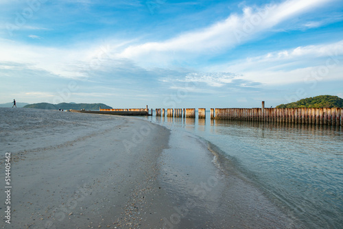 A beautiful view of Pantai Cenang Beach in Langkawi  Malaysia.