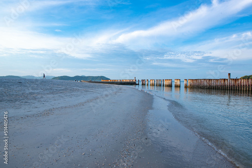 A beautiful view of Pantai Cenang Beach in Langkawi  Malaysia.