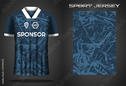 Soccer jersey sport shirt design template