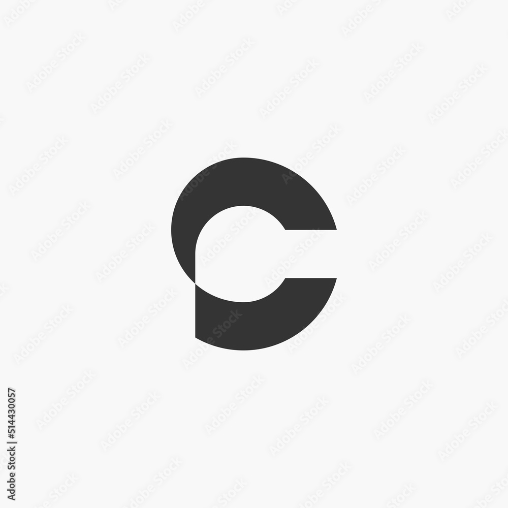 Fototapeta premium letter C logo design