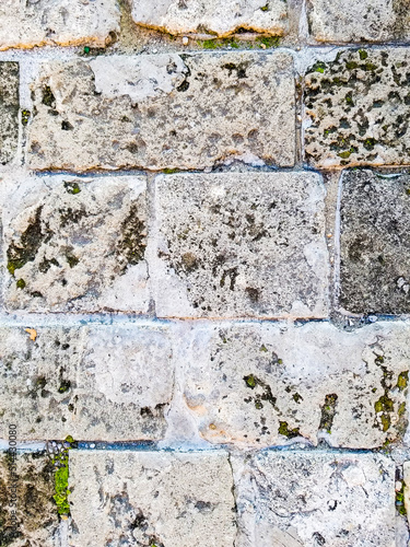 Wallpaper Mural Wall and floor made of old stone material, background image. Torontodigital.ca