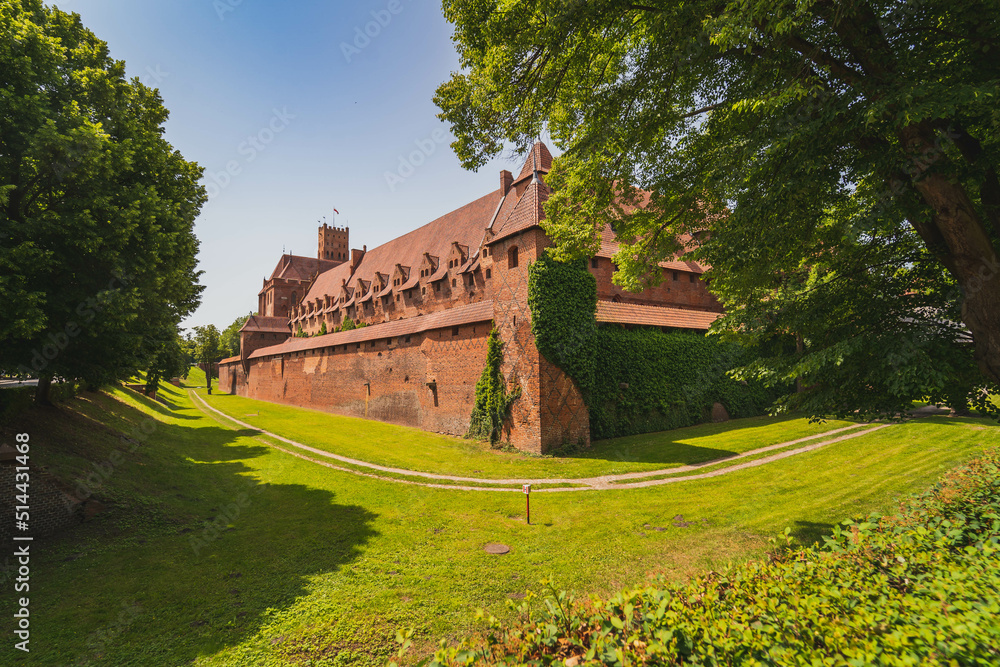 Medieval Castle In Malbork, Poland