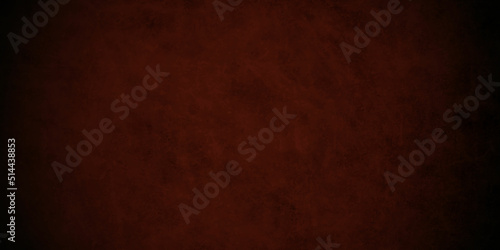 Dark Red grunge texture and Old wall texture cement black red background abstract dark color design are light with white gradient background.