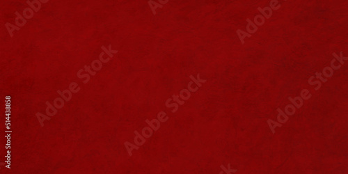 Old red Christmas wall backdrop grunge background texture, elegant classy dark red color with border grunge and distressed old paper parchment texture.