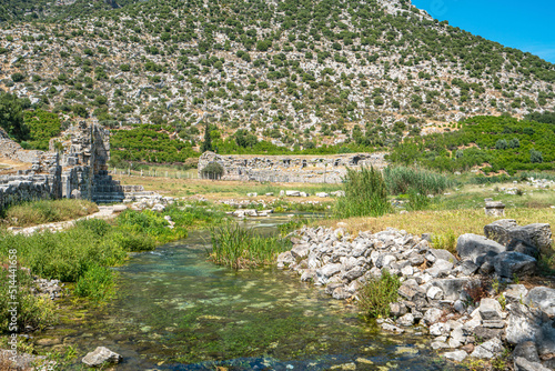 The remains of the ancient city of Limyra  are situated on the Kumluca-Finike road 11 km after Kumluca  in Zengerler village  and on the mountain hillsides to the  Finike plain  Antalya