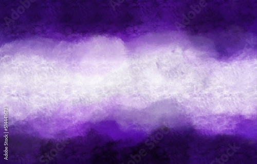 Abstract space purple background with white space in the center for an inscription or object.