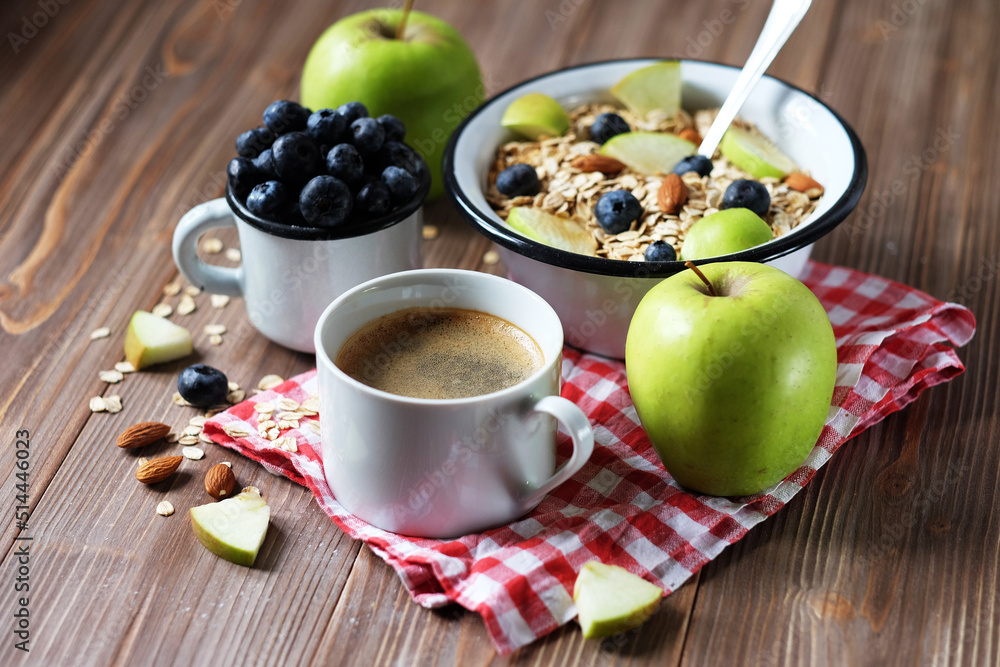 A healthy breakfast is a great start to a new day. A healthy breakfast is a great start to a new day.