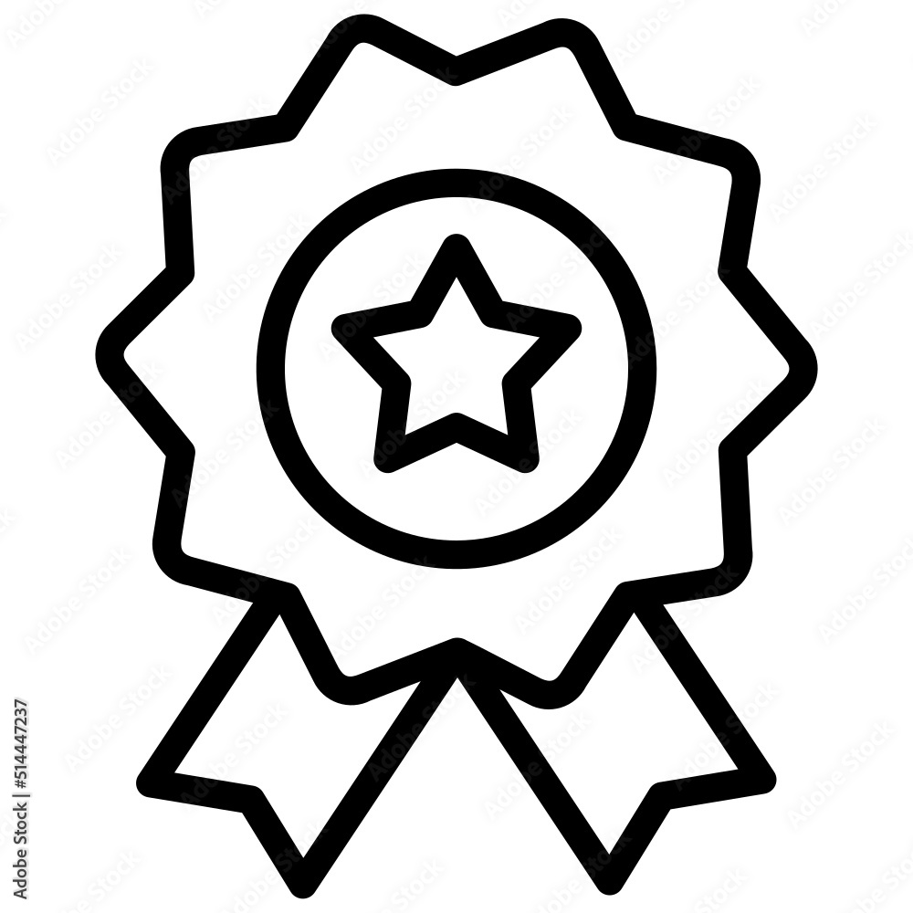 badge line icon badge line icon