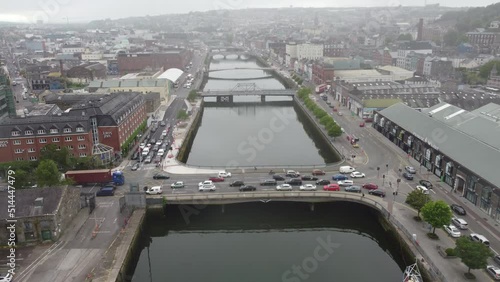 Michael Collins Bridge Cork Ireland drone aerial view photo