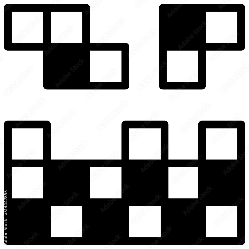 tetris glyph icon tetris glyph icon
