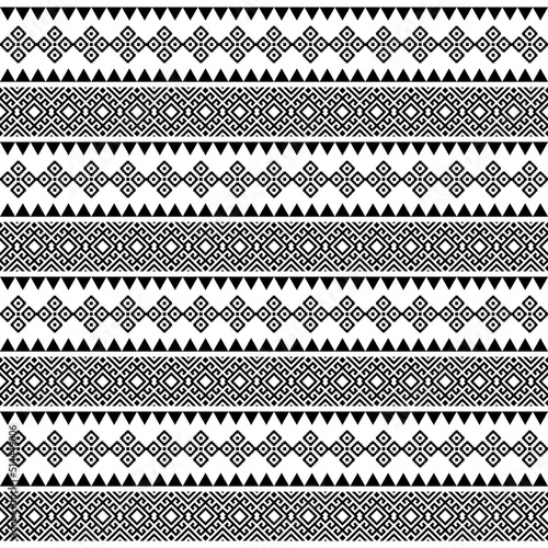 Polynesian Maori tribal seamless pattern. Background for fabric, wallpaper, card template, wrapping paper, carpet, textile, cover. ethnic tattoo style pattern photo