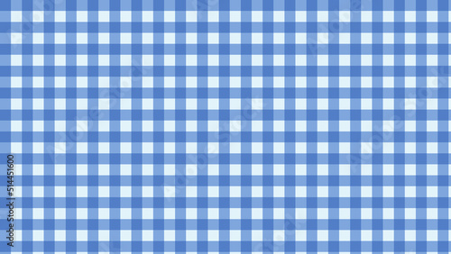 cute blue gingham, plaid, checkers pattern background illustration, perfect for wallpaper, backdrop, postcard, background for your design