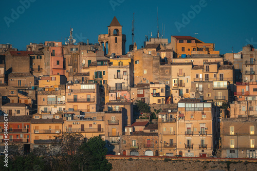 фотографія Beautiful medieval village of Centuripe in province of Enna, Sicily island, Ital