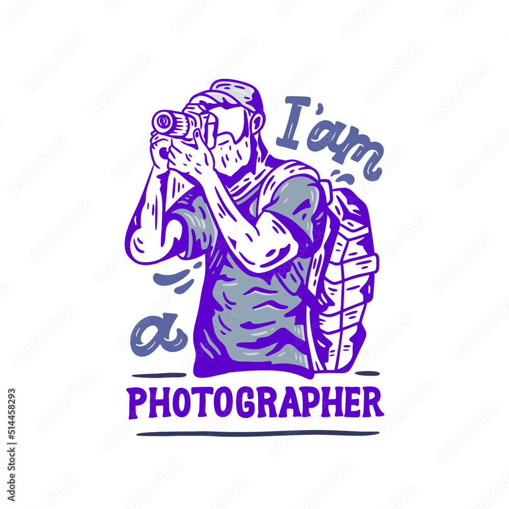 Vector element of illustration photographer vector Vector element of illustration photographer vector