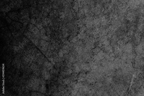 Old wall texture cement dark black gray background abstract grey color design are light with white gradient background.