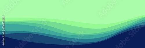 colorful gradient landscape waves pattern vector good for wallpaper, background, backdrop, banner, web, and design template