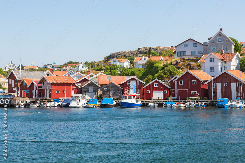 Old fishing village on Swedish west coast Old fishing village on Swedish west coast