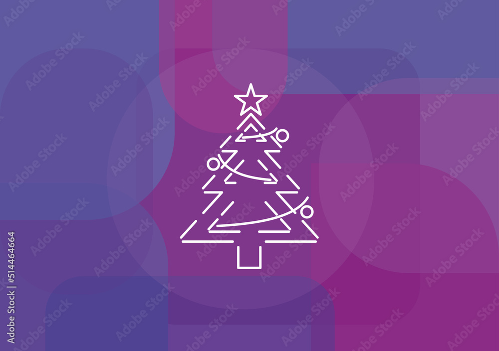 Christmas tree icon simple vector illustration Christmas tree icon simple vector illustration