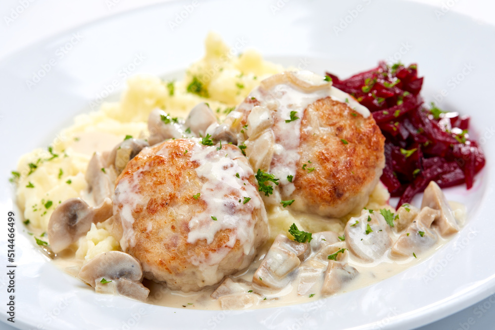 meatballs with barley and salad meatballs with barley and salad