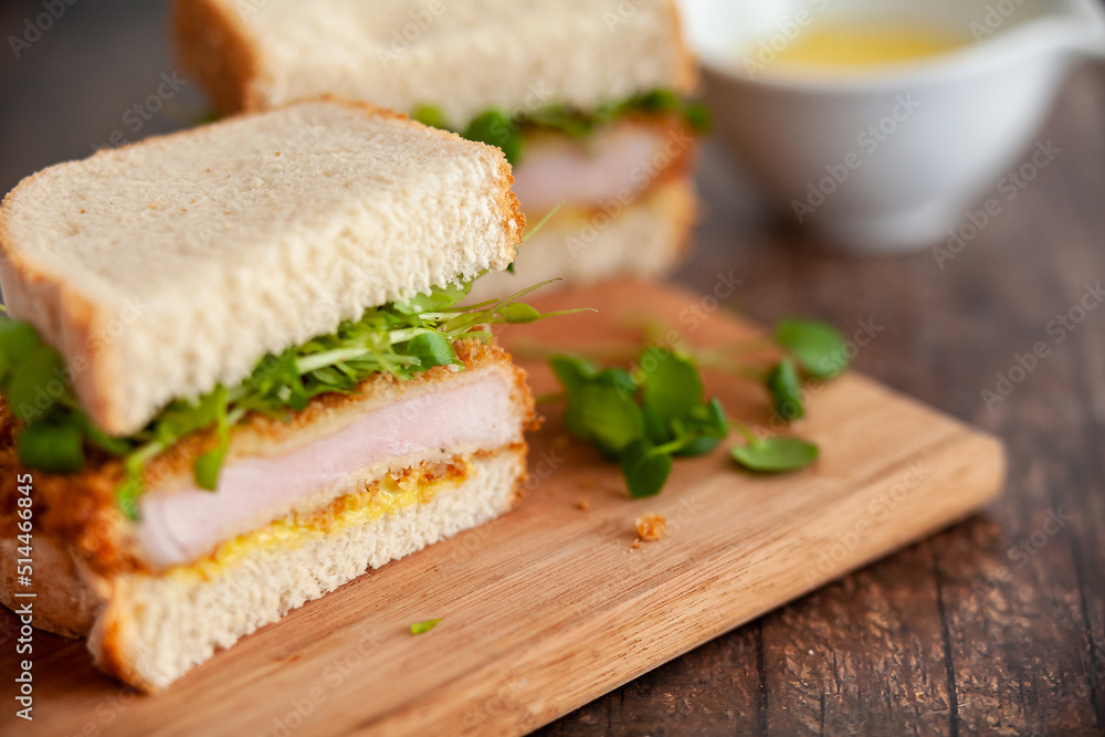 Katsu Sando with Wasabi Mayonnaise Katsu Sando with Wasabi Mayonnaise
