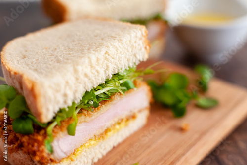 Katsu Sando with Wasabi Mayonnaise