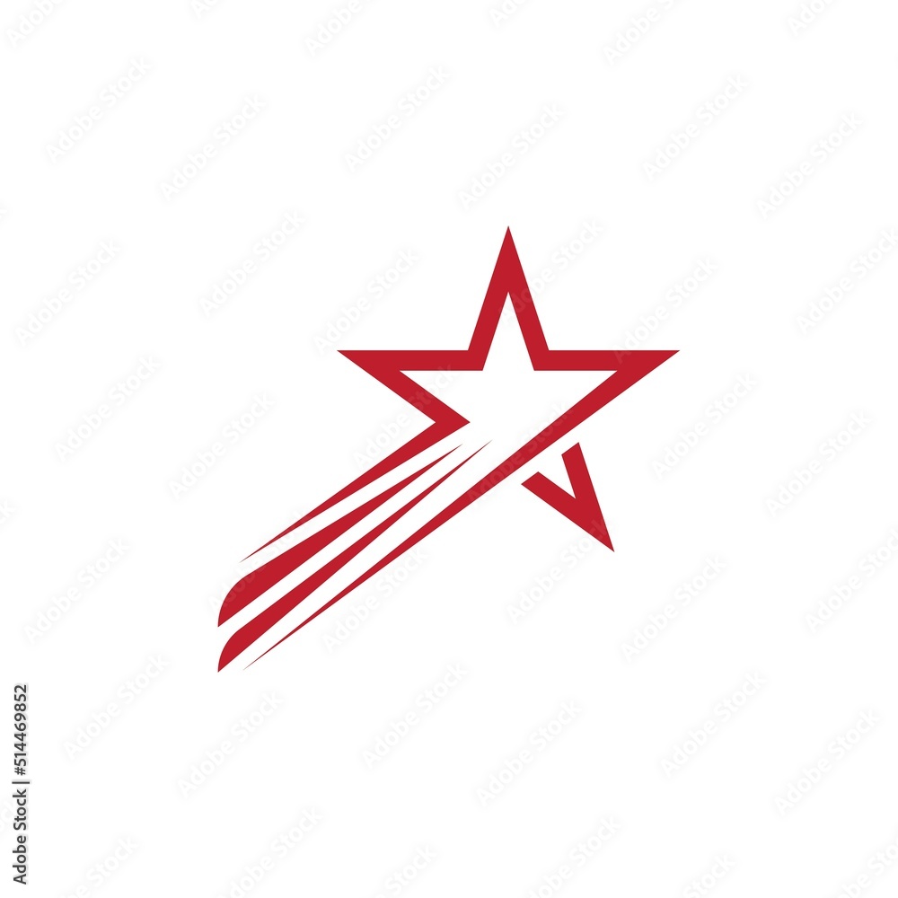 Star icon template vector