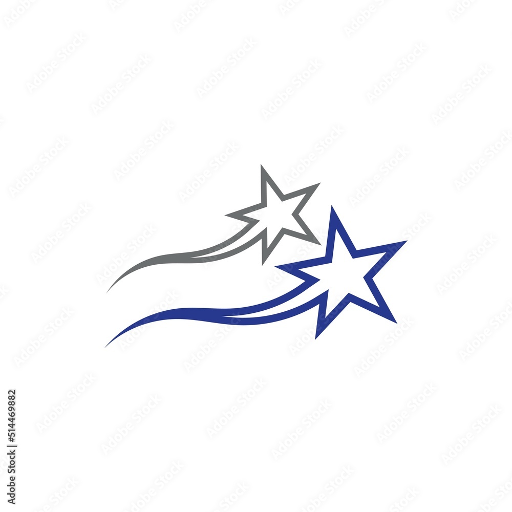 Star icon template vector