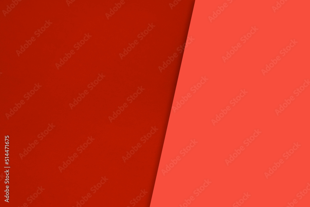 Dark vs light abstract Background with plain subtle smooth  de saturated red colours parted into two