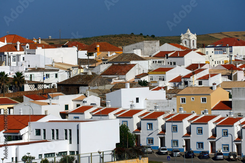 Vila do Bispo - coastal resort popular surfing area, Europe, Portugal, Algarve region, Faro district , charming little town close Sagres and to western coast of Atlantic Ocean